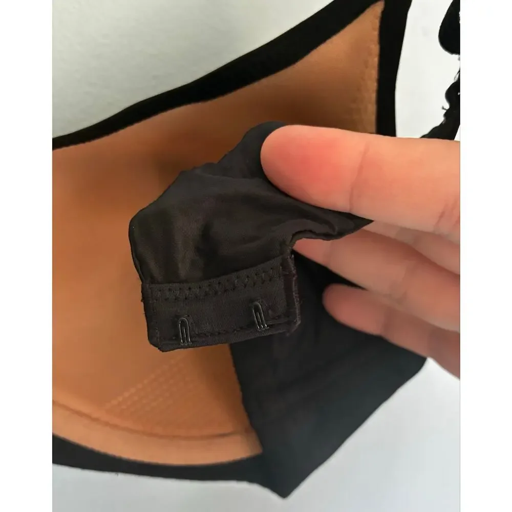 Victoria's Secret Wireless Bra Black Beige 36C NWT Casual Comfort